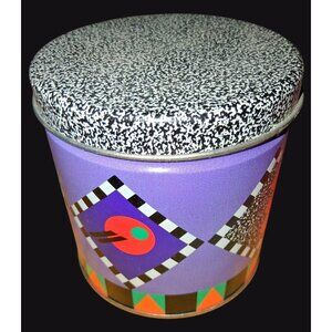 Vintage Great American Opportunities Tin Canister With Lid 80s